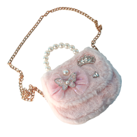 Butterfly Furry Purse