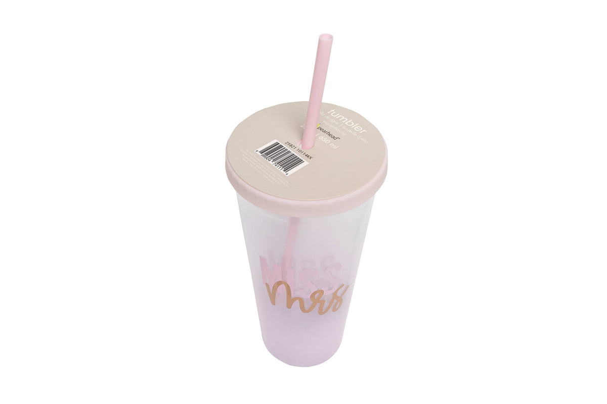 Miss to Mrs. Bachelorette & Wedding Tumbler