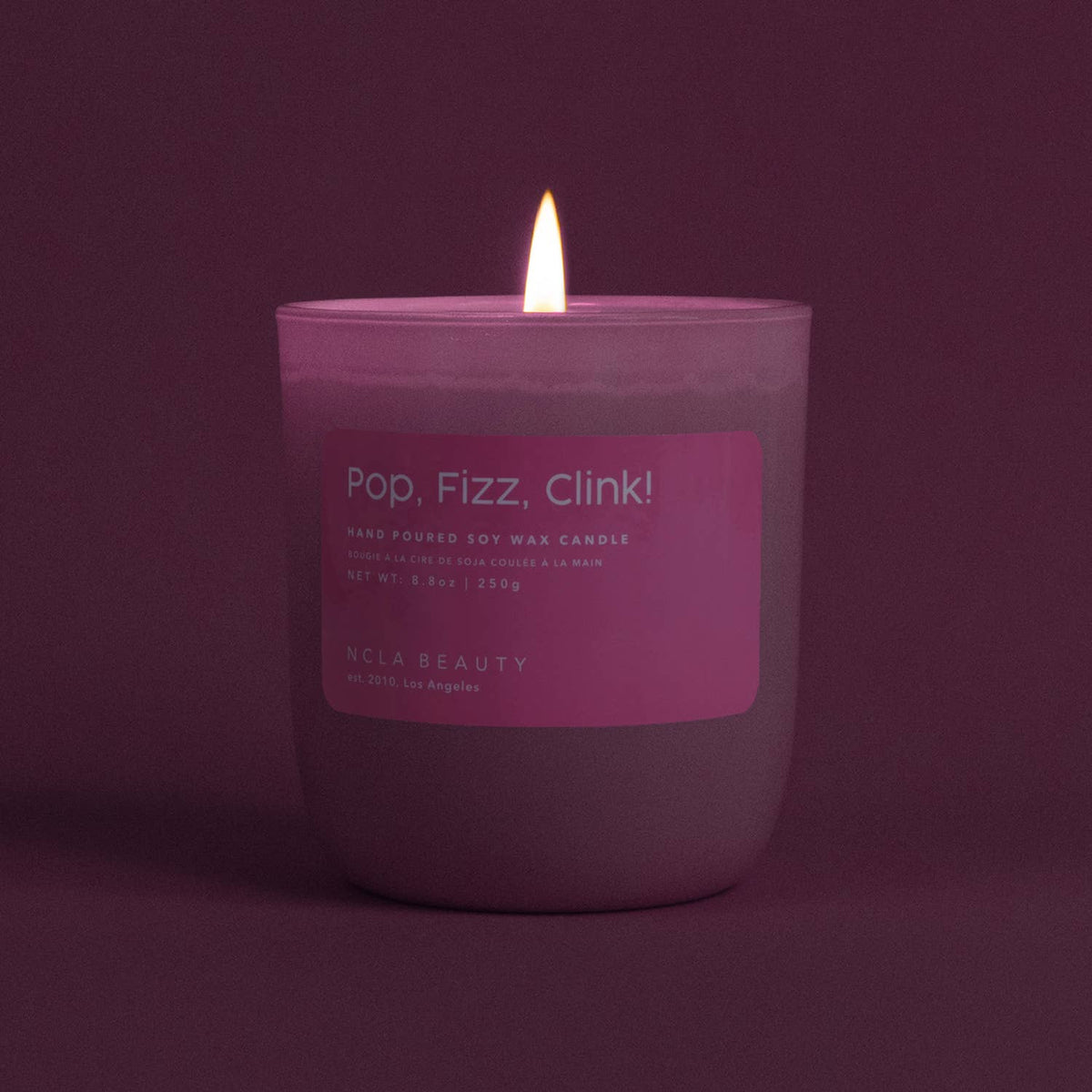 Pop Fizz Clink! (Pink Champagne) Soy Wax Candle