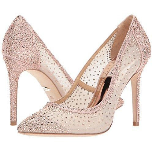 Badgley mischka sales pink shoes