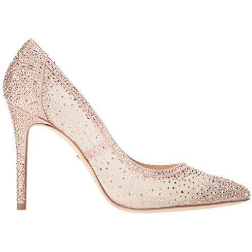 Badgley Mischka Women's Weslee Pump, Blush, 5.5 M US