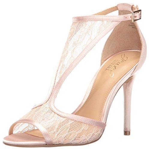 Bride Savvy LLC -Your Bride Box Jewel Badgley Mischka Women's Horizon Dress Sandal, Pale Pink, 9.5 M US