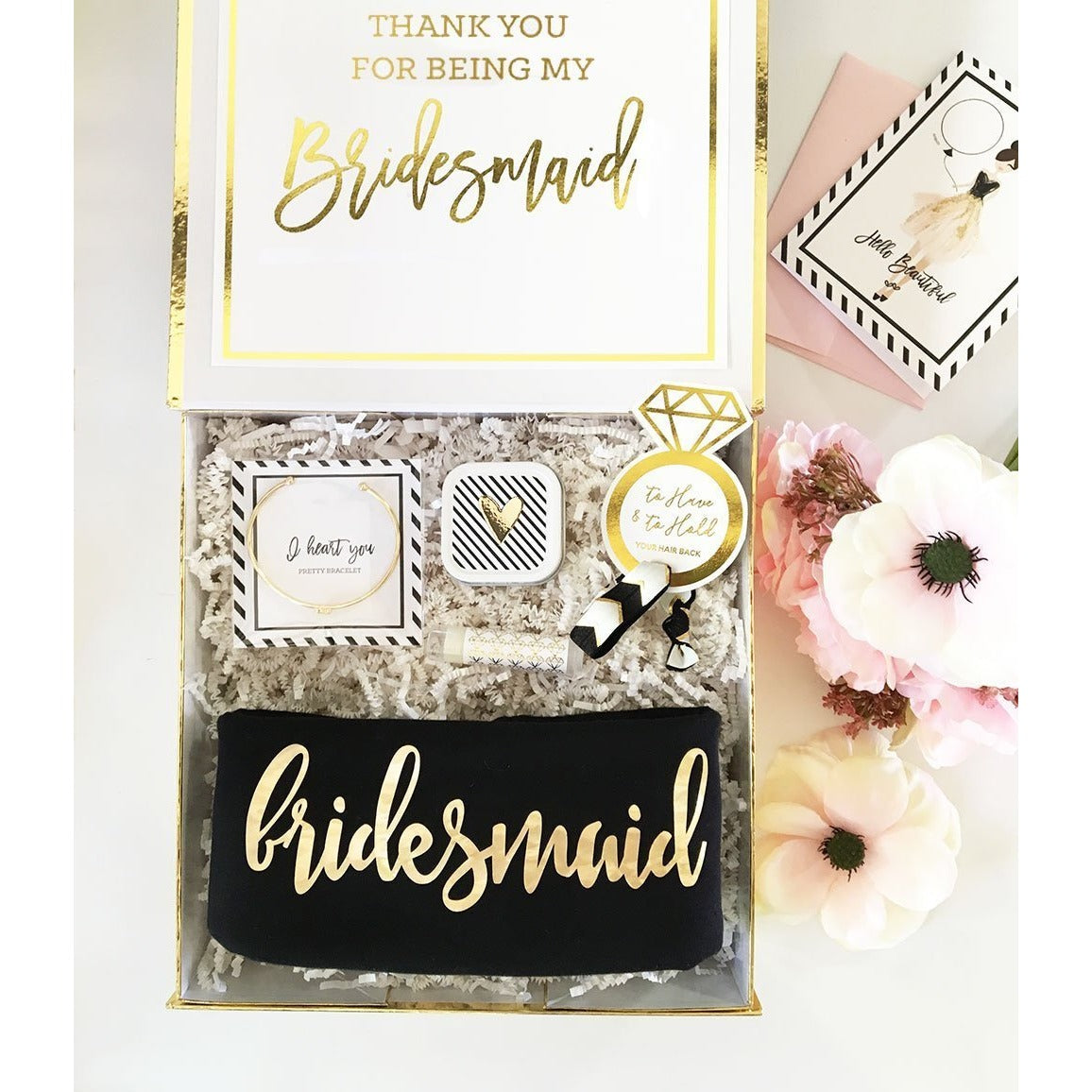 Blush Pink Bridesmaid Proposal Gift – Giftable Occasions